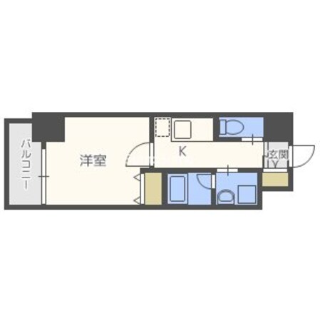 四天王寺前夕陽ケ丘駅 徒歩5分 8階の物件間取画像